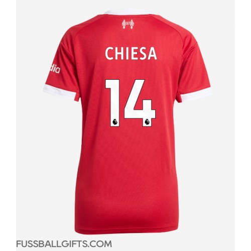 Liverpool Federico Chiesa #14 Fußballbekleidung Heimtrikot Damen 2025-26 Kurzarm